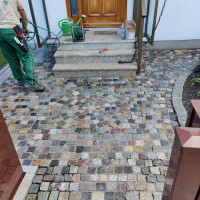 Eingang-Epoxidharzverfugung