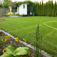 Rollrasen-Bewässerung