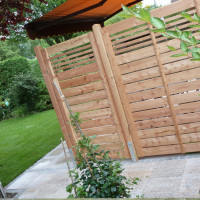 Sichtschutzzaun-Holz